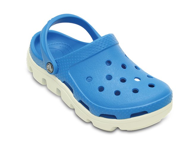 Crocs Duet Sport Clog Kids  Ocean/White, image 2 of 4