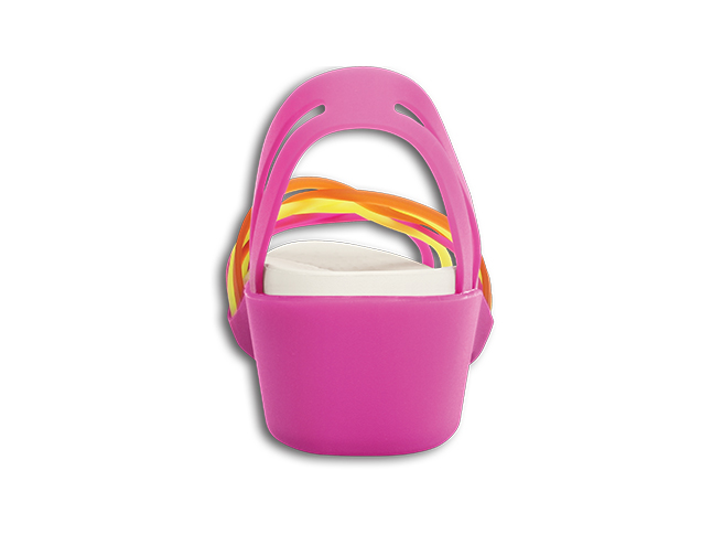 Crocs Huarache Mini Wedge Women Fuchsia/Grapefruit, image 4 of 4