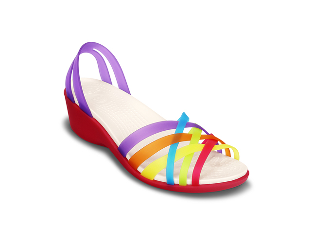 Crocs Huarache Mini Wedge Women Multi Geranium, image 2 of 4