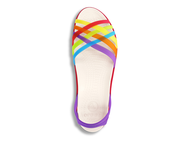 Crocs Huarache Mini Wedge Women Multi Geranium, image 3 of 4