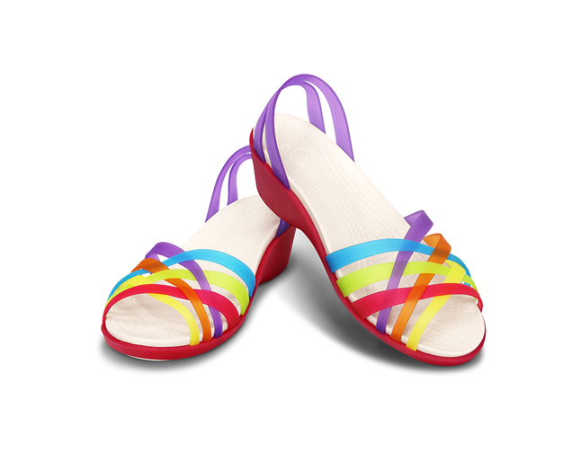 Crocs Huarache Mini Wedge Women Multi Geranium, image 4 of 4