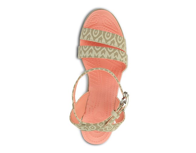 Crocs Leigh Graphic Wedge, image 3 of 4