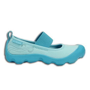 Crocs Duet Busy Day Mary Jane Children's Ice Blue Surf