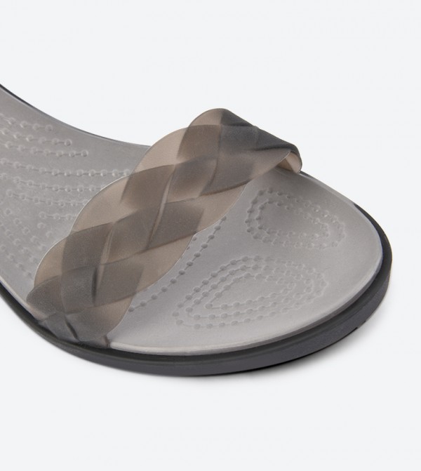 Crocs Isabella Block Heel Women BLACK GRAPHITE, image 4 of 5
