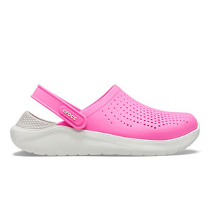 Crocs LiteRide Clog Electric Pink Almost White, image 1 of 4