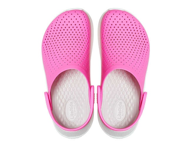 Crocs LiteRide Clog Electric Pink Almost White, image 3 of 4