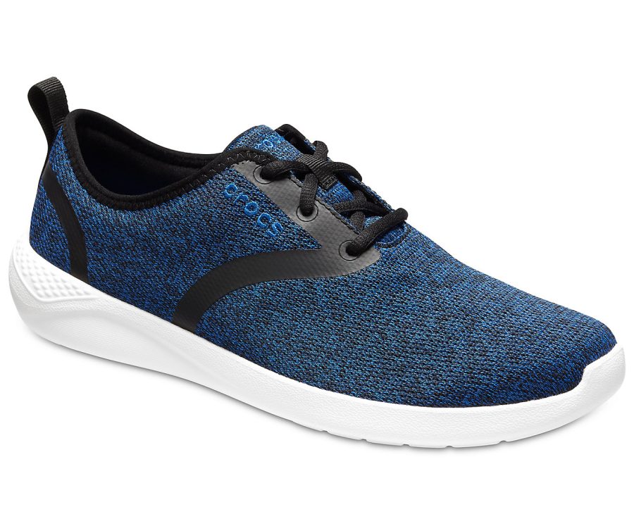Crocs LiteRide Lace Men Blue Jean White, image 2 of 4
