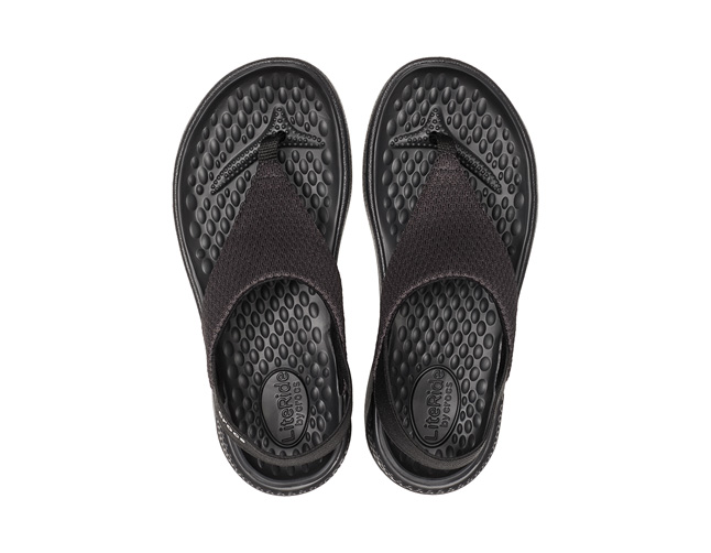 Crocs LiteRide Mesh Flip Women Black Black, image 3 of 4