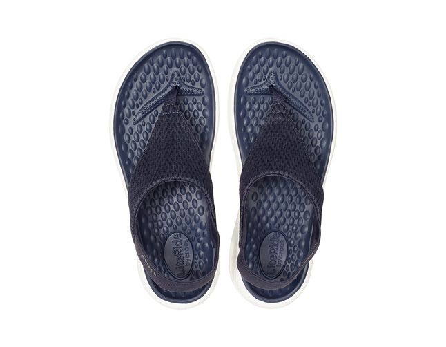Crocs LiteRide Mesh Flip Women Navy White, image 3 of 4