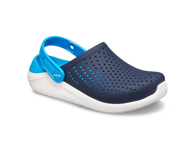 Crocs LiteRide Clog Kids Navy White, image 2 of 4
