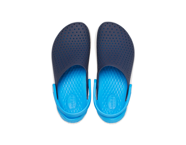 Crocs LiteRide Clog Kids Navy White, image 3 of 4