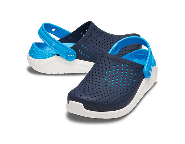 Crocs LiteRide Clog Kids Navy White, image 4 of 4