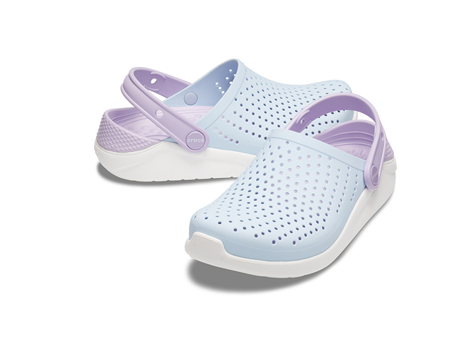 Crocs literide clog kids Mineral Blue White, image 4 of 4