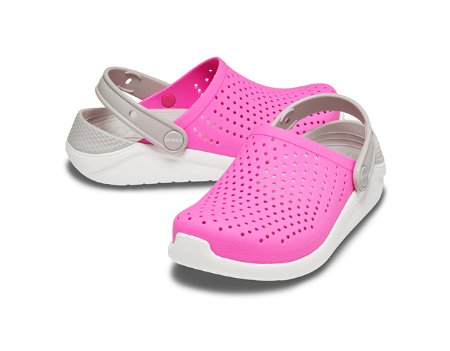 Crocs literide Clog kids Electric Pink White, image 4 of 5