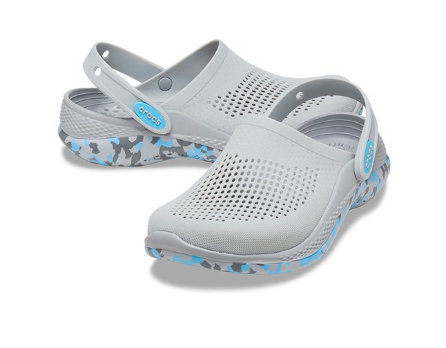 Crocs LiteRide 360 Marbled Clog Light Grey Oxygen, image 4 of 5