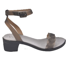 Crocs Isabella Block Heel Women BLACK GRAPHITE, image 1 of 5