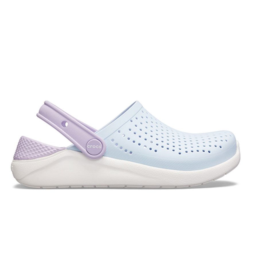 Crocs literide clog kids Mineral Blue White, image 1 of 4