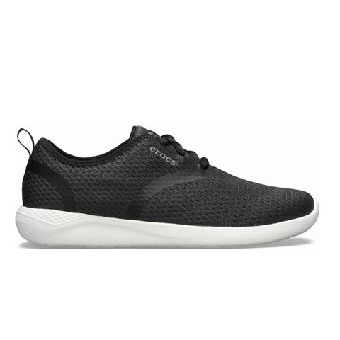 Crocs LiteRide Mesh Lace Women Black White
