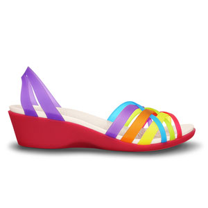Crocs Huarache Mini Wedge Women Multi Geranium, image 1 of 4