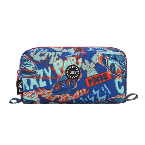 Cubs Car Flames Pencil Case