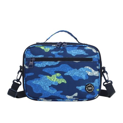 Cubs Camouflage Blue cross body lunch bag