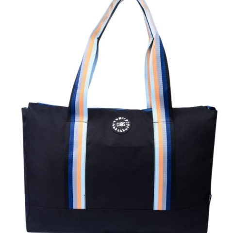 Cubs Always Tanned Tie Dye Black Double Face Tote Bag
