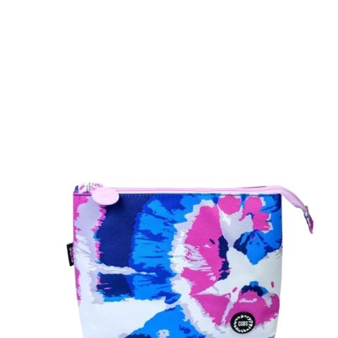 Cubs Blue Tie Dye Medium Pouch