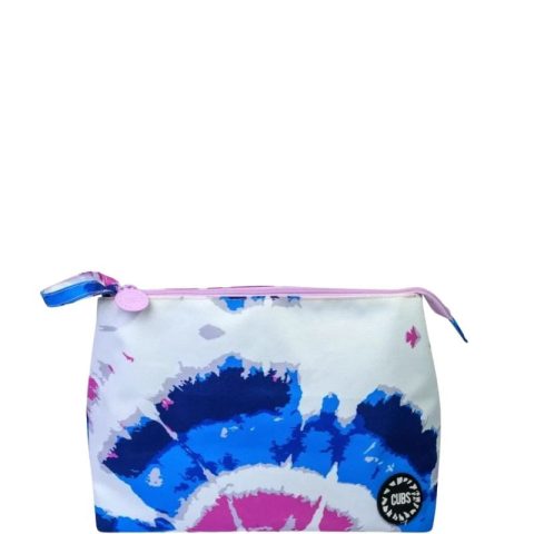 Cubs Blue Tie Dye Large Pouch