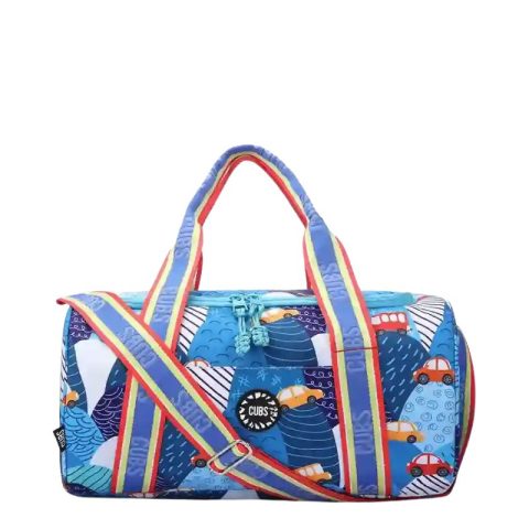 Cubs Cars Buses Medium Duffel Bag