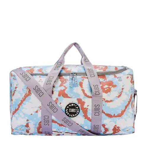 Cubs Baby Blue Tie Dye Weekender Duffel Bag