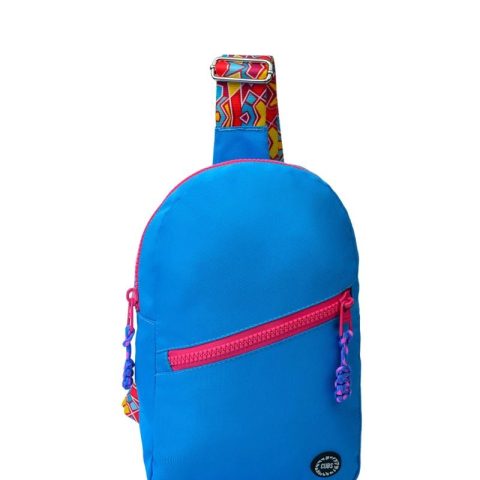 Cubs Blue/Fuchia Sling Bag Zipper Pocket