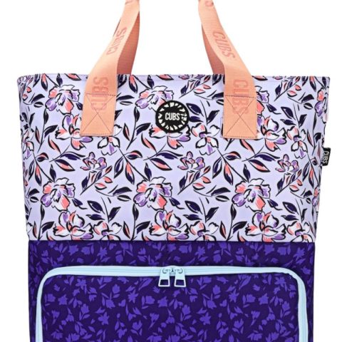 Cubs Navy Lilies Tote/Cooler