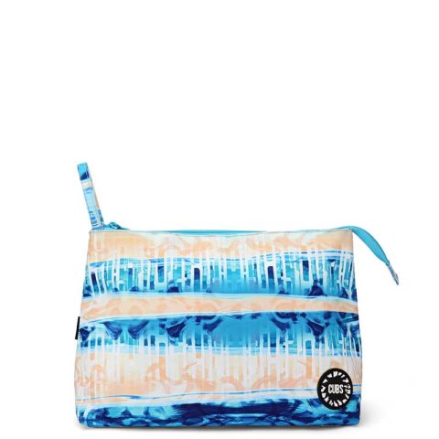 Cubs Blue & Peach Large Pouch