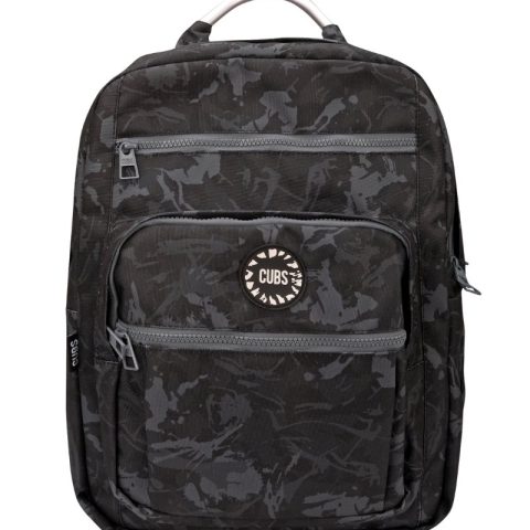 Cubs Abstract Black Senior Backpack