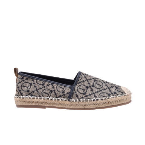TTWN Bear Slip-On Blue Diamond T-Pattern Canvas Shoes