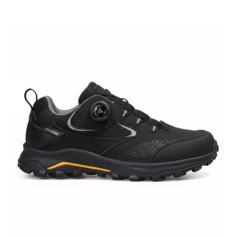 HUMTTO Earth Rush Low Cut Dial Lace Hiking Sneaker-110623A-1-BlackYellow